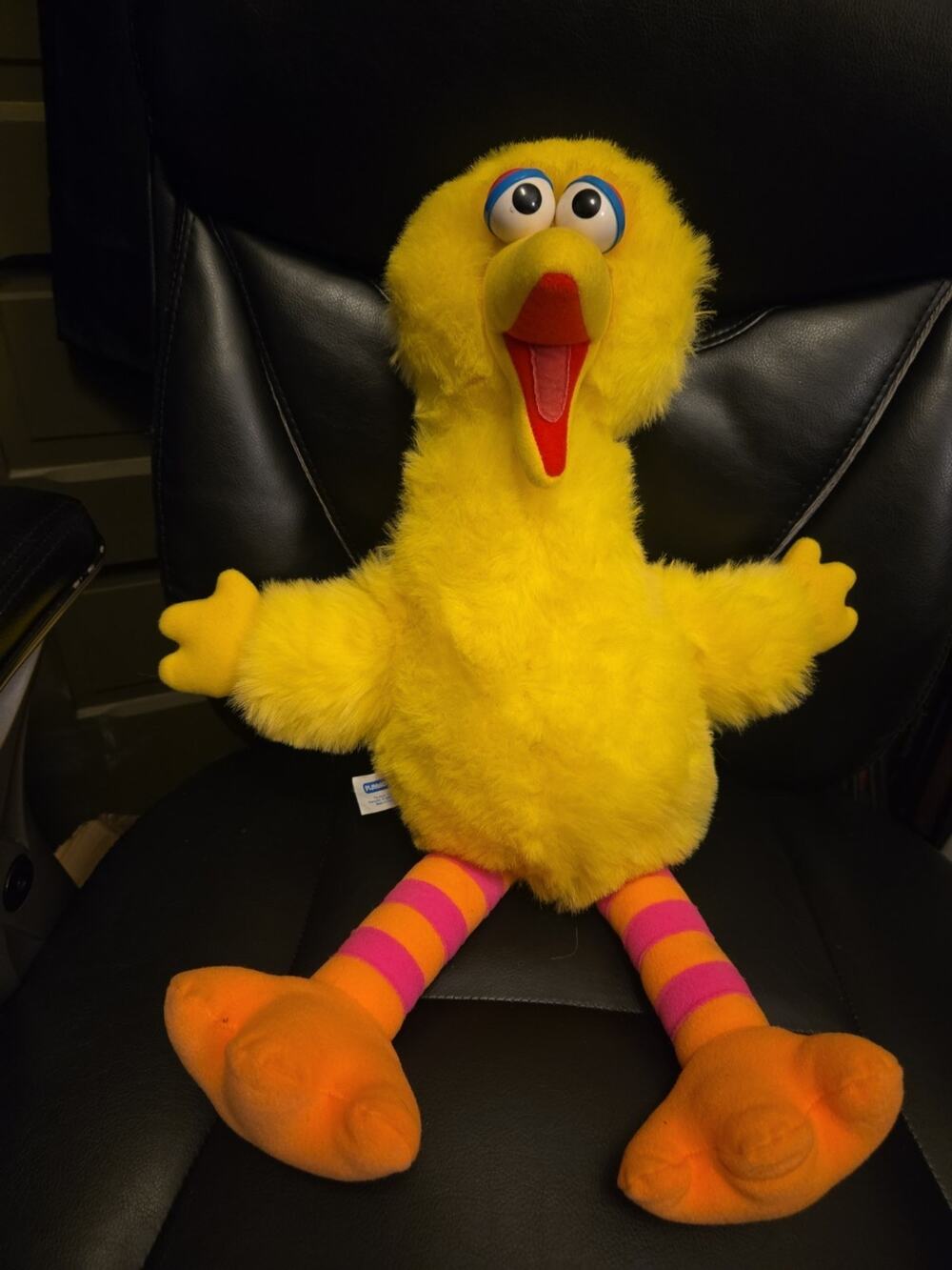 Sesame Street Big Bird 21" Talking Plush Pull String PlaySkool Stuffed Animal